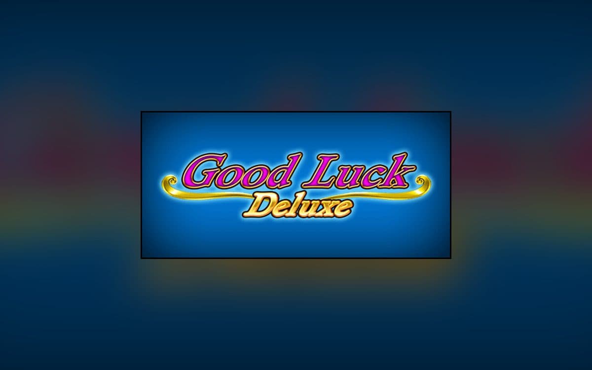 Good Luck Deluxe — game logo (5×3 · 15 free spins ×3)